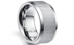 Anello di tungsteno largo 6 mm e 23 mm di spessore il bordo di lassa di lassa platinata MEN039s gioielli USA Dimensione 712 MERCI IN SCARICA77906121157633