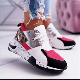 캐주얼 신발 doghc 2024 Zapatillas de deporte con cordones para mujer zapatos vulcanizados oftispirables 외부 moda primavera