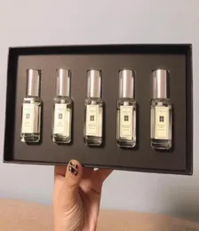 Conjunto de perfumes 9mlx5 Garrafas unissex EDP Fragrância Longa UNISSISEX PARA MAN MULHER BOM SILITE RÁPIDO DAISTRA RÁPIDO