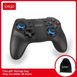 Gamepads ipega pg9129 gamepad bluetooth trådlös controle joystick spelkontroll för Android iOS smarta telefoner PC