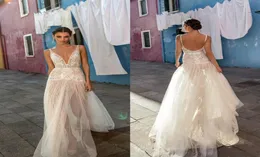 2019 Abiti da sposa Gali Karten 2019 A abiti da sposa a pizzo split al collo, lunghezza del pavimento più a buon mercato abito da sposa a buon mercato2146935