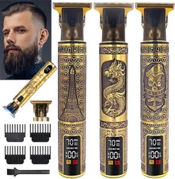 MEN039S Электрический триммер для мужчин Electric Razor Trankless Beard Trimmer Fast Зарядка ЖК -дисплей Shiving Machine2813022