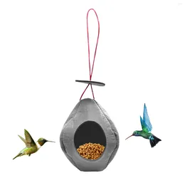 Other Bird Supplies Hangings Feeder Wild Birdhouse For Garden Yard Outdoor Hollow Shell Shaped Big Opening