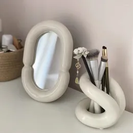 Scatole di stoccaggio Porta di spazzolino in ceramica Penna estetica estetica Multifunzione Multifunzione Vase Ornament per decorazioni per la casa