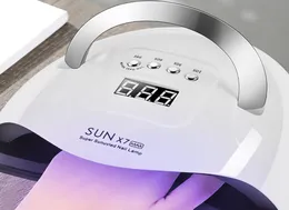 180W 휴대용 네일 드라이어 Sunx7max 네일 머신 UV 네일 램프 LED POTHERAPY3728941