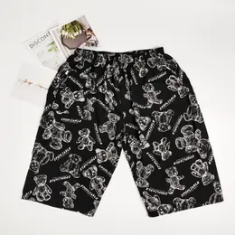 2024 beach pants men's summer large size quick-drying loose thin section men's shorts casual printing five swim trunks