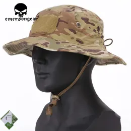 Caps Emersongear Tactical Boonie Capt Hating Hat Hat Multicam Outdoor Sport Fishing Hunting Caminhando Campo Campo Mens Headwear