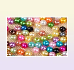 Mix colors 8mm Abs Imitation Pearl Spacer Loose Beads For Round Plastics Jewelry Necklace charms Bracelet Making Findings Gift 1005841342