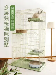 Transportadores de gatos Cage em casa, super grande espaço livre, espaço de dois andares de dois andares de suprimentos de gatury house