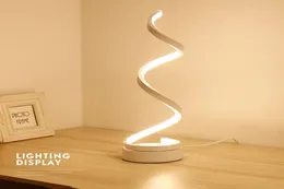 Brelong Spiral LED LAMPAGGIO LAMPAGGIO CURVATO TABELLO CURSO LIMA COLLA LUCIO BIANCO MATERIALE ACRILICA ACRILICO MOLTO ADOSIDIO 101627056709