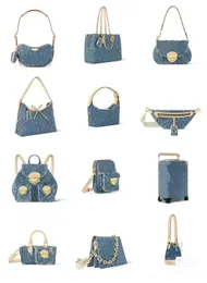 العديد من الأسلوب! 10A حقيبة مصمم حقيبة فاخرة Women Women Denim حقيبة Carryall الكتف حقيبة اليد Crossbody Bag Canvas Messenger Prespack محفظة على ظهر حقيبة ظهر