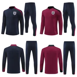 24 25 Bellingham Tracksuit Soccer Jersey Treining Suit Kane Sterling Ziyech Mount Foden Saka 24/25 Treinamento Men Men Kids National Football Desenta uniforme