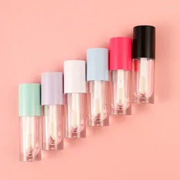 収納ボトルYuxi Cross Border Lip Gloss Tube Round空のマルチカラーロゴなし