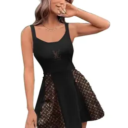 2024SS Summer New Women Dress Luxury Designer Brand Summer Sexy Sexy Press