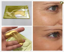 2pcs1pack High Quality Gold Crystal Collagen Eye Mask Eye Patches Under Eeye Dark Circle Remover Colageno7486820