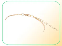 Ankiety moda złoty cienki łańcuch kostki kostki kostki bransoletki nogi biżuteria regulowana bransoletki dla kobiet akcesoria 7534146