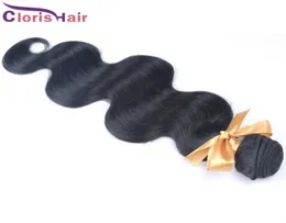 Campione 1 pezzo non trasformato Brasile Vergine Body Wave Extensions Human Hair estension