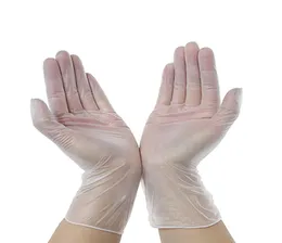 100pspack Одноразовые ПВХ прозрачные перчатки защитные анти пылевые перчатки кухня для мытья посудоизводимых.