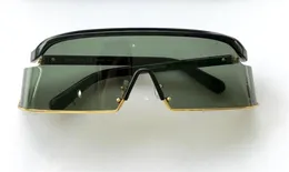 Cool Goldblack Operali da sole oversize 1158 UNISEX Luxury Designer Sun Glasshi sfumature di marca UV400 Protection1735336