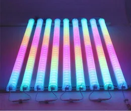 LED NEON BAR 1M DC24V DMX512 RGB LED Digital Tubeled Tube RGB Color مقاومة للماء لبناء جسر Decoration5253515