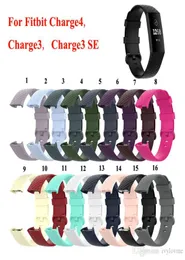Компания Watchband 200 % для Fitbit Charge 4 Spetoor Fashion Soft Silicone Land для Fitbit Brage 3 SE браслеты браслета STR5744309