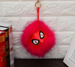 Schlüsselanhänger Fur Pom Fake Ball Key Chain Porte Clef Pompom de FourRure Y Bag Charms Keychain KeyringKeyChainsKehainskeyChains7132369