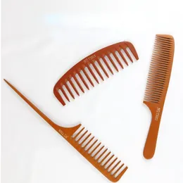 Natural Pear Wood Combs Salon Anti-Static Anti Tangling Wood Parting Comb Hair Brush Hair Care Styling Tool Barber Accessories