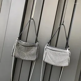 Shoulder Bags Chao King Shan Zuan Bag Yuko Female Man Small Static Diamond Rhinestone Single Hand-held Fang #30