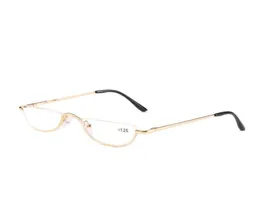 Sunglasses Cat Eye Reading Glasses Women Men Metal Half Frame Presbyopic Eyeglasses Female Male Semi Rimless Hyperopia Spectacles1115784