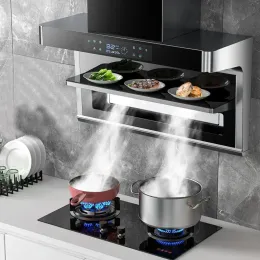 Combos in Stock Home Appliance Küche Große Saug -Top -Seite Double Saug Range Hood 7shaped