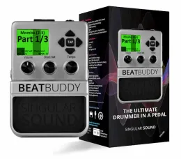 PEGS Singular Sound BeatBuddy The First Guitar Pedal Drum Hine per registrazioni di Real Drummers con 200 canzoni in 21 generi