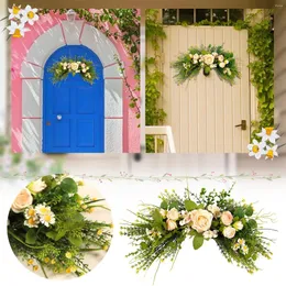 Fiori decorativi Wisteria appesa Garland Spring Fine foglia fine gypsophila gintel simulazione della casa decorazione floreale peonies