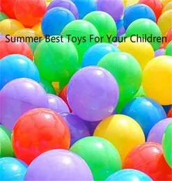 100pcs piłki do piłki, miękkie plastikowe dzieci grają piłki BPA darmowe krawęce oceaniczne dla dzieci najlepsze zabawki dla dzieci 8143215