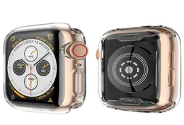 Apple Watch 4 Case in Buit in TPU Screen ProtectorAllの保護ケースの周りのHD Apple iWatchシリーズのクリア超薄型カバー9779532
