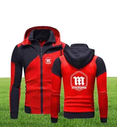 MEN039S Ceket Motosiklet 2022 MEN39S Uzun Kollu Moda Zip Up Kapşonlu Sweatshirt Spor Ceket Cep Çekmek 4338124