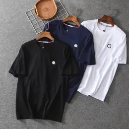 Mon Polo koszule Polo koszulka designerska koszulka dla mężczyzn luksusowa bluza haft haft męskie za duża koszulka t-shirt top tee ubrania ubrania letnie strój mężczyzny czarny biały szary niebieski niebieski xxxl