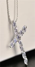 Xury Cubic Zircon Pendant Necklace 925 Sterling Silver Christian Jews Jewelry for Women Gift A0368063729