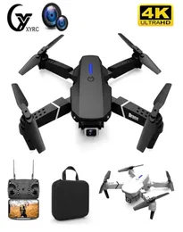 Новые симуляторы Quadcopter E88 Pro Wi -Fi FPV Drone с широкоугольным HD 4K 1080p Высота камеры удерживает RC Foldable Dron Gift Toy268S9169431