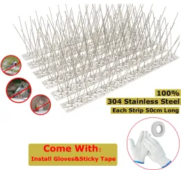 غيتس مضاد للطيور طفرات من الفولاذ المقاوم للصدأ من الفولاذ المقاوم للصدأ الطيور ومسامير الحمام رادع الطيور رديء repeller لطيور صغيرة ، حمامة ، الغربان