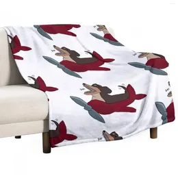 Blankets Dog Of Wisdom Throw Blanket Fluffys Large Winter Beds Sofas Decoration