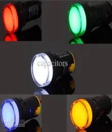 15st 15x22mm DC 12V Mixed 5 Color Red Green Blue Gul White LED Indicator LightGood Qual1570117