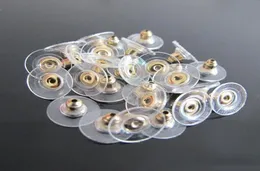 1000pcslot Gold Silver Plated Flying Disc Form Earring Backs Stoppers Earnuts Earring Plugs Alloy Hitta smycken Tillbehör CO5973591