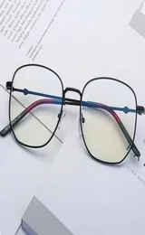Occhiali da luce anti -blu retrò in metallo in metallo ottari ottici rotondi ottari lenti occhiali semplici occhiali per uomini femmine occhiali da sole unisex45558817