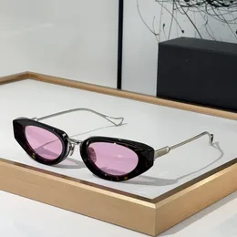 Pink Lens Sonnenbrille kühle Sonnenbrille Ladies Sonnenbrillen Einfacher europäischer Stil für alle Arten von Verschleiß -Dekunden -Luxusschatten Katzenauge Lunette Soleil geeignet