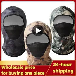 Camas de ciclismo malha de máscara de lenço lenço de lenço deserto Python Padrão de lazer Baotou Men caminhando de cabeça de pescoço de pescoço rápido