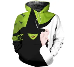 Men039s Bluzy Bluzy Wicked 3D na całym wydrukowanym mężem jesienna kaptura Unisex Casual Zippe Streetwear Jacket TrackSuits78685554