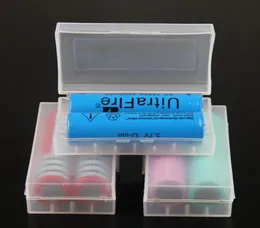 50pcslot Battery Storage Box Hülle Weiß für 17650 18650 16340 CR123A 123A Batteries3059913