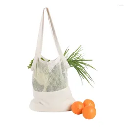 Einkaufstaschen Mesh Bag Wiederverwendbare Tasche Lebensmittelstraße Handtasche Eco Shoppers Shopper Baumwollmarkt String