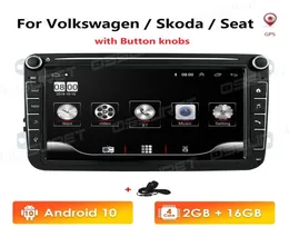 Auto Multimedia Player Android 10 GPS 2 DIN Autoradio Radio für VW // Golf/Polo/Passat/B7/B6/SEAT/LEON/SKODA9086918