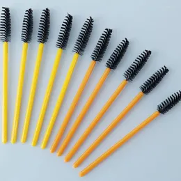 Pennelli per trucco 10pcs ciglia ciglia estensione mascara bacchette per applicatore stick applicatore riutilizzabile spooler ciglia oculari strumenti